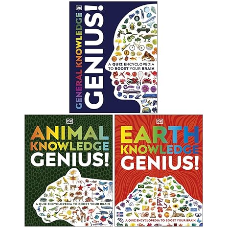 A Quiz Encyclopedia To Boost Your Brain Genius Knowledge 3 Books Collection Set